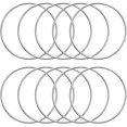thumbnail image 3 of Shisuyan 20Pcs Macrame Hoops Ring: 2 Inch Metal Craft Hoops for DIY Dreamcatcher Floral Macrame Rings - Metal for Hanging Plants Wedding Wall Decoration, 3 of 8