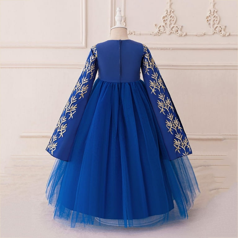 strapless open back dress Dress Up America Kids Medieval Princess Dress & Hat Costume Set - Purple