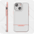 thumbnail image 7 of Encased Rebel Series Designed for iPhone 13 Case Protective Heavy Duty Phone Case (Pink/White), 7 of 7