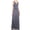Gray, variant on Evanese Women's Classic Elegant Cowl Neck Sexy Long Gown Sleeveless Dress