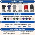 thumbnail image 5 of Trenditee Unisex Hooked on Jesus Fishing Graphic Comfort Colors Crew Neck T-Shirt, 5 of 5
