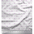 thumbnail image 1 of Soimoi Poly Georgette Fabric Diamond & Bicycle Shirting Print Sewing Fabric Yard 42 Inch Wide, 1 of 3