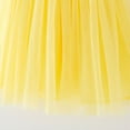 thumbnail image 5 of Gubotare Toddler Girl Dress Toddler Girls Butterfly Birthday Dress Rainbow Tulle Formal Wedding Party Ruffle Tutu Dresses (Yellow,Size 2-3 Years), 5 of 5