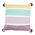 thumbnail image 1 of Cojín Decorativo Home Trends Cuadrado Barras Blanco, 1 of 4