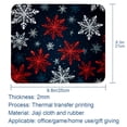 thumbnail image 5 of Snowflakes Gaming Mouse Pad, Desk Mat, Square 8.3x9.8 Inch Non-Slip Rubber Bottom Printed for Office and Gaming, 5 of 6