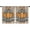 Thanksgiving Theme-902, variant on Turkey Design Thanksgiving and Fall Decor Tier Kitchen Curtains 2 Pieces Semi-Sheer,42x54in Kitchen Curtains Fall Holiday Long Curtain
