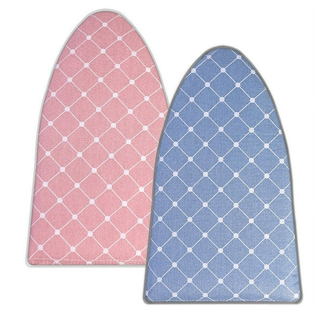 Zhuge Mini tabla de planchar de mano con aislamiento resistente al calor, almohadilla para planchar para ropa, guantes de planchado portátiles de 6 x 9 pulgadas (azul)