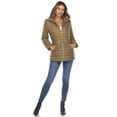 thumbnail image 4 of White Mark Manteau Matelassé pour Femmes, 4 of 6