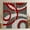 1, variant on Red Grey and Black Curtains for Bedroom Living Room Geometric Rectangle Square Fabric Curtain For Bedroom Shading Custom Blind