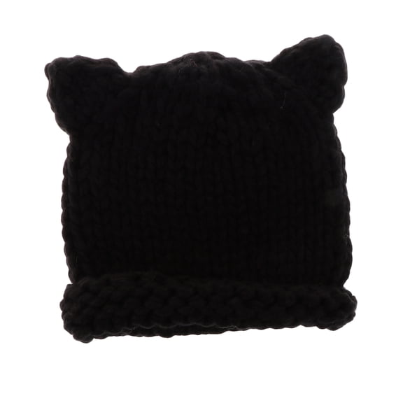 Yunhgft Soft Infant Toddler Winter Hat Knitted Baby Winter Caps Black