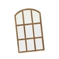 thumbnail image 3 of Abbracc Arched Window Pane Mirror Grid Wall Mirror for Hallway Farmhouse,Living Room Brown, 3 of 9