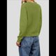 thumbnail image 4 of Suéter de Cuello de Solapa para Mujer, Chaqueta de Punto con Botones y Abertura Frontal, Cárdigan de Larga con Botones Verde S, 4 of 7