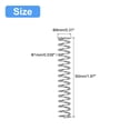 thumbnail image 2 of Compression Spring, 15 Pack 304 Stainless Steel, 8mm OD, 1mm Wire, 50mm Length, 2 of 6