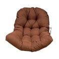 thumbnail image 2 of Cojín colgante para silla tipo huevo, cojín para asiento de silla de exterior, repuesto transpirable, almohadilla para silla oscilante, alfombrilla Marrón, 2 of 9