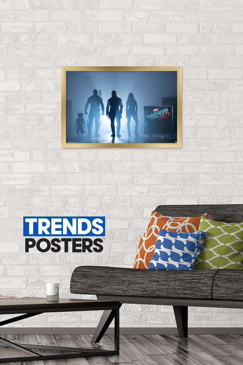 Marvel Cinematic Universe - Guardians of the Galaxy 2 - Teaser Wall Poster, 14.725" x 22.375", Framed