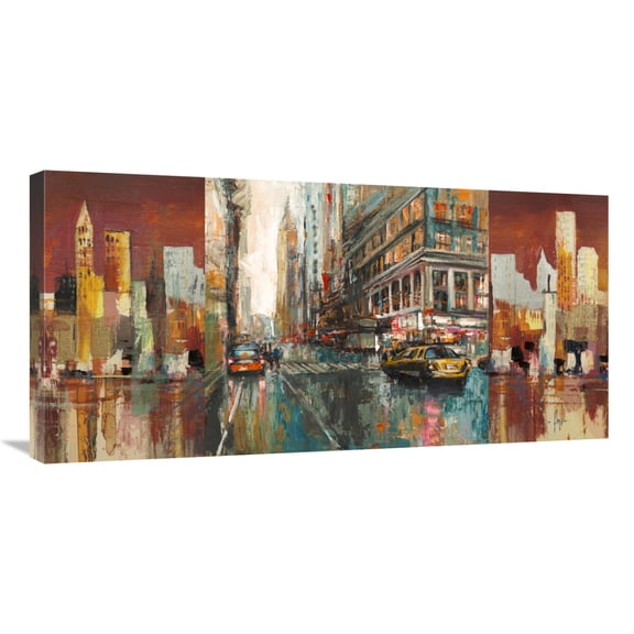 Global Gallery's 'NYC-1' by Luigi Florio Stretched Canvas Wall Art