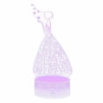 thumbnail image 2 of EGNMCR Veilleuses DEL Veilleuse Colorée 16 Couleurs Télécommande Lampe de Bureau Cadeau Veilleuse, 2 of 2