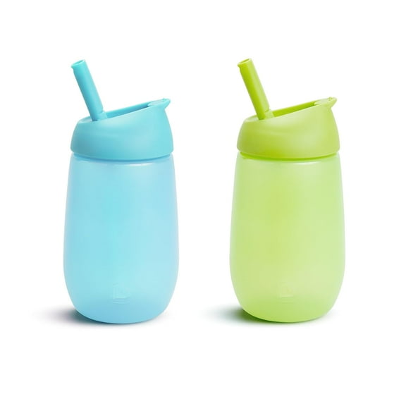 Munchkin® Simple Clean™ Toddler Sippy Cup, 10 oz, Blue/Green, Unisex, 2 Pack