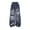 Blue, variant on mgoYE Baggy Jeans for Girls 11-12 Years - Zipper Elastic Waist Heart Patch Wide Leg Denim Pants for Girls Blue