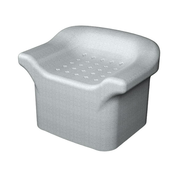 Taburete de baño, asiento de baño antideslizante de espuma , silla de baño portátil impermeable, silla de bañera para sala de estar al aire libre y gris