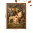 thumbnail image 3 of Jesus and Sheep Canvas Wall Art 15.75x11.81 Inches, 3 of 8
