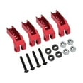 thumbnail image 3 of Milaget Shock Absorber Brackets 1/10 RC Vehicle Parts Replacement Shock Mount Frames Red, 3 of 9
