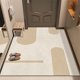 thumbnail image 1 of Xiao Hua Alfombra de baño antideslizante de felpa peluda, lavable a máquina, color caqui, 24 x 16 pulgadas, 1 of 5