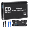 thumbnail image 1 of Tarjeta De Captura De Video 4k Hd 1080p 60hz Audio Usb 3.0 NEGRO, 1 of 4