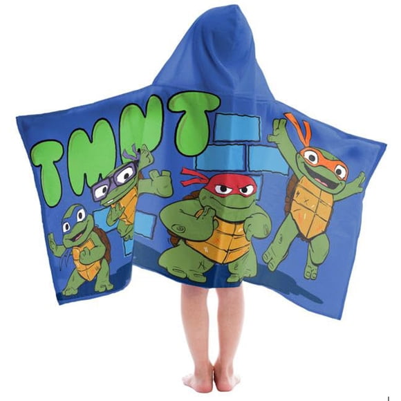 Toalla con capucha Jay Franco Nickelodeon Teenage Mutant Ninja Turtle Time Kids