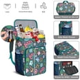 thumbnail image 5 of Travel Cooler Bag - Pioneer Flower Floral Print Pattern Camping Beer Cooler Backpack with Bottle Opener- Waterproof Insulated Picnic Backpacks - Cooler Bag for Beach, 5 of 6