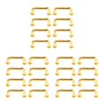 thumbnail image 1 of Maytalsory 1:12 Mini Pulls Arch Shape for Gate Closet Large 4Pcs Gold Small 8 Pcs 3Set, 1 of 6