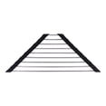 thumbnail image 1 of DOLITY Rolling Dish Drainer Corner Dish Rack Triangle Stainless Steel Over The, 1 of 7
