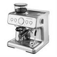 thumbnail image 3 of Choco Moon Espresso Machine w/Grinder, 15 Bar Semi-Automatic Coffee Maker with Milk Frother, Steam Wand & Pressure Gauge for Cappuccino, Latte, PID Control System, Silver, 3 of 11