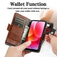 thumbnail image 5 of Case for Motorola Moto G Power 2022 Cover Leather Wallet Folio Case Book Design Flip Magnetic Closure - Brown, 5 of 5