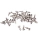 thumbnail image 2 of 100 piezas de tornillos de de hierro, protectores de selección, tornillo de montaje de licencia de rasguño, plata, 2 of 8
