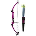 thumbnail image 2 of Genesis Archery Left-Handed Compound Bow Archery Kit, Purple (3 Pack), 2 of 9