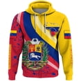 thumbnail image 4 of Sudadera con cremallera y estampado 3D de la bandera de Venezuela para hombre, sudaderas con emblema nacional, sudaderas holgadas de moda para deportes callejeros, 4 of 5