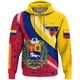thumbnail image 4 of Sudadera con cremallera y estampado 3D de la bandera de Venezuela para hombre, sudaderas con emblema nacional, sudaderas holgadas de moda para deportes callejeros, 4 of 5