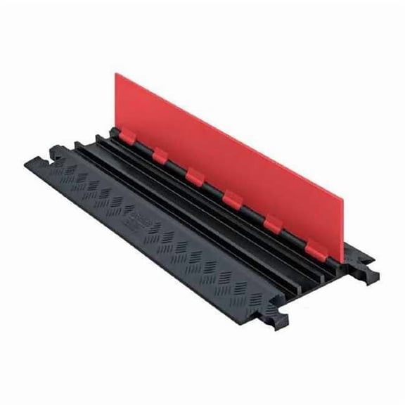 Checkers Cable Protector,Hinged,3 Channels,3 ft. GD3X75-ST-O/B