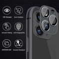 thumbnail image 3 of 2 Pcs Camera Protective Glass With Iphone 11 Pro Black Anti-scratch, 3 of 4