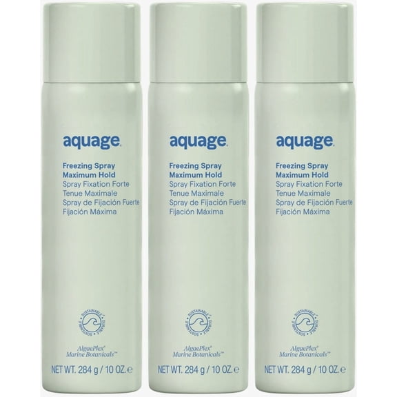 Aquage Freezing Hairspray, Maximum Hold 10 Oz (Pack Of 3)