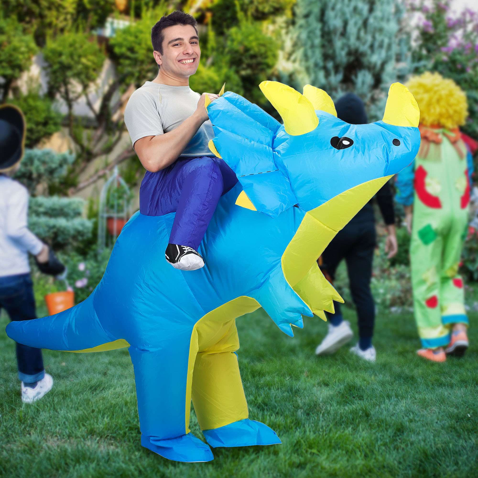 Costume Gonflable Vélociraptor Adulte | MorphCostumes