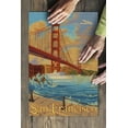 thumbnail image 2 of San Francisco, California, Golden Gate Bridge, 500 Piece Challenging 19 x 27 Jigsaw Puzzle for Adults and Family, Made in USA, 2 of 2
