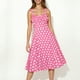 thumbnail image 1 of Vestido Informal de Lunares Para Mujer, Corte A, Sin Mangas, Estilo Bohemio, Fluido, de Verano, Con Tirantes Ajustables, 1 of 4