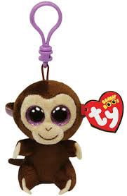 NO HANG TAG #3 TY BEANIE BOOS COCONUT the 9" MONKEY 