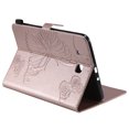 thumbnail image 2 of Galaxy Tab E 9.6" (SM-T560/T561) Case, Allytech Embossed with Butterfly Series Folio Stand Wallet Case with Cards/Cash Holder for Samsung Galaxy Tab E 9.6-inch (NOT for SM-T560NU), Rosegold, 2 of 7
