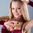 thumbnail image 4 of 8 Pieces Copper Finger Cymbals, Small Finger Cymbals for Belly Dancing, Music Equipment Finger Cymbals, 4 of 6