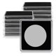 thumbnail image 1 of 20 piezas de portamonedas de plata, 2 x 2 portamonedas de media cápsula para monedas, portamonedas de plástico con cierre a presión, 37,5 m, como se muestra, como se muestra, 1 of 5