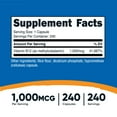thumbnail image 5 of Nutricost Vitamin B12 (Methylcobalamin) 1000mcg, 240 Capsules - Non-GMO, Gluten Free, 5 of 5