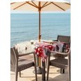 thumbnail image 2 of Outdoor Tablecloth with Umbrella Hole and Zipper, Valentine's Gnomes Square Table Cloth 54x54 Inch Waterproof Tablecloth, Weeping Eucalyptus Pink Red Love Heart Rustic Picnic Table Cover for Patio, 2 of 7